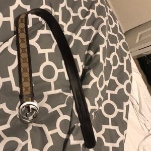 Gucci monogram belt